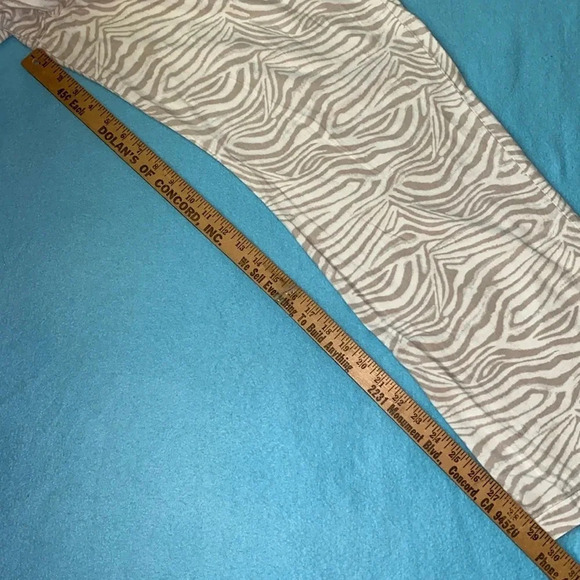 ZEBRA print 2 pockets elastic waistband drawstring size XL - Picture 10 of 11